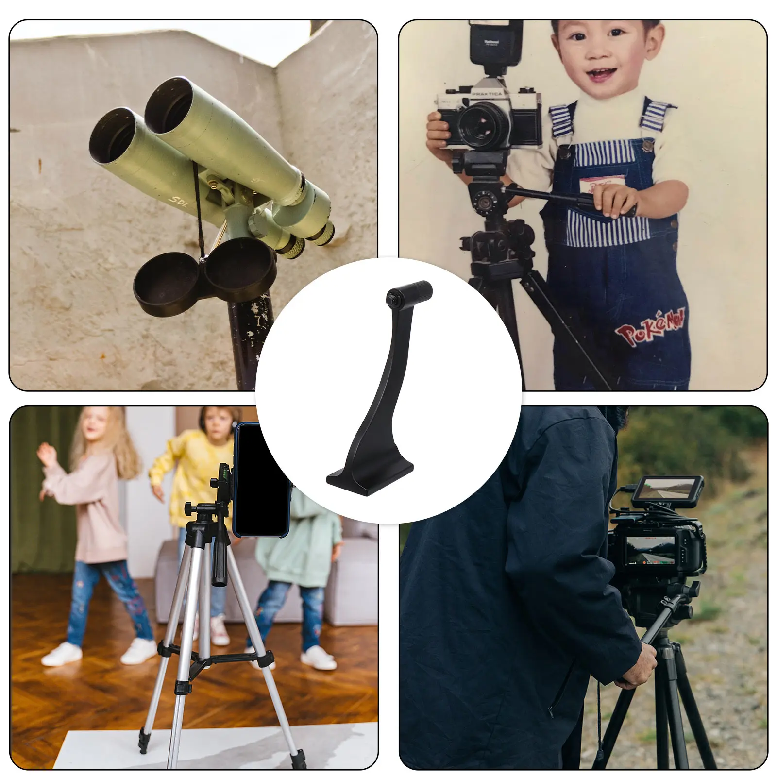 

Telescope Adapter Tripod Mount Universal Aluminum Fine Craftsmanship Sturdy Durable Thumb Wheel Bolt Easily