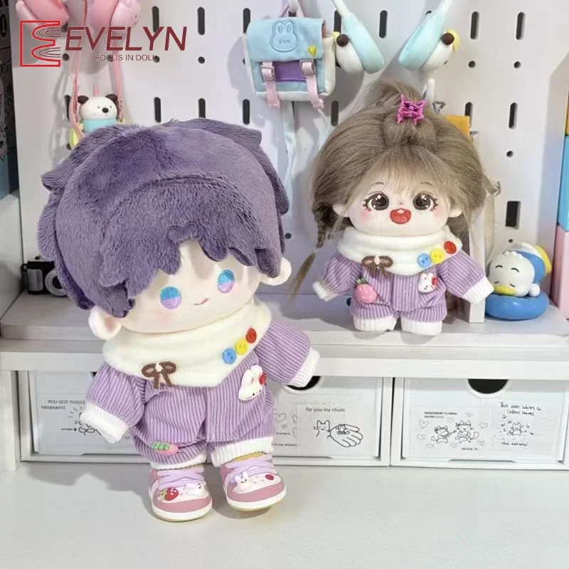 Evelyn 20cm Standing Posture Doll Clothes Jumpsuit Baby crawling suit Scarf Dress Up Accessory Love and Deepspace Birthday Gift