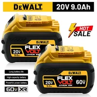 Original DEWALT battery 20V, 2.0V-9.0AH, rechargeable lithium-ion battery, DCB115, DCB118,  DEWALT tool battery+charger
