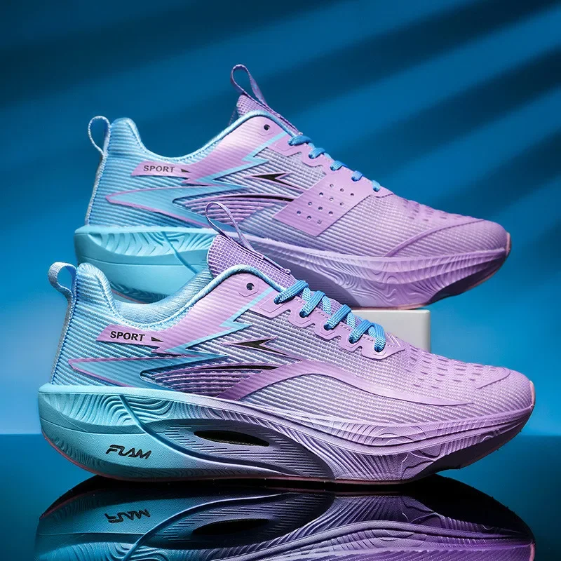 YUYIN Men Outdoors Marathon Breathable Lightweight Women's Comfortable Athletic Nonskid Walking Sneakers Sports Running Shoes
