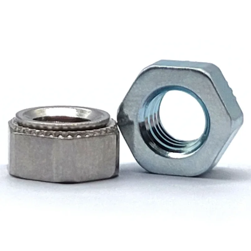 Outer Hexagon Pressure Riveting Nut Pressure Riveting Piece Pressure Plate Nut Embossed Nut Galvanized M3-M8