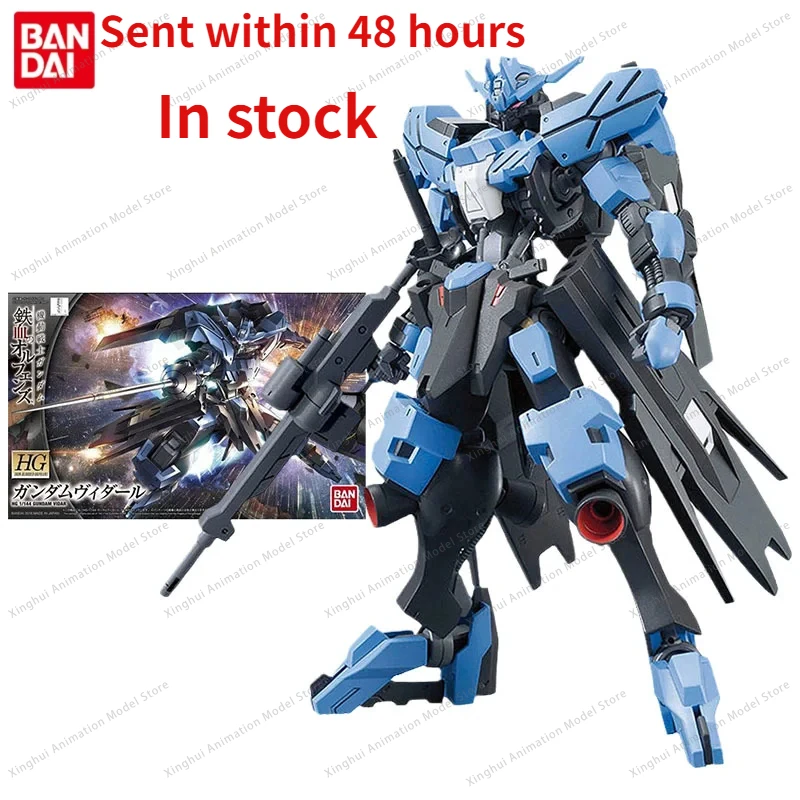 Bandai Gundam Model Kit Anime Figure HG IBO 027 1/144 Gundam Vidar Genuine Gunpla Model Anime Action Figure Toys for Children