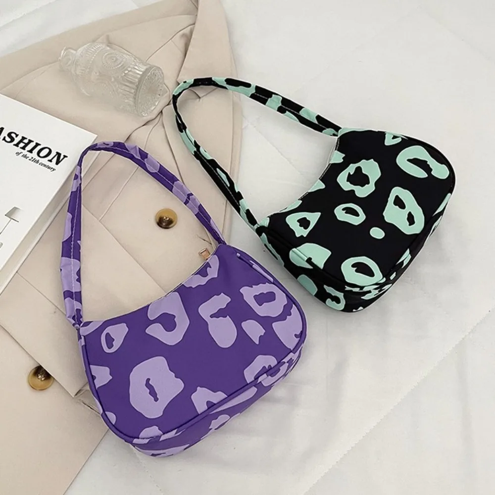 New Thickened Leopard Tote Bag Soft Portable Printed Tote Bag Street Trend Multi-color Option Cloth Shoulder Bag Women