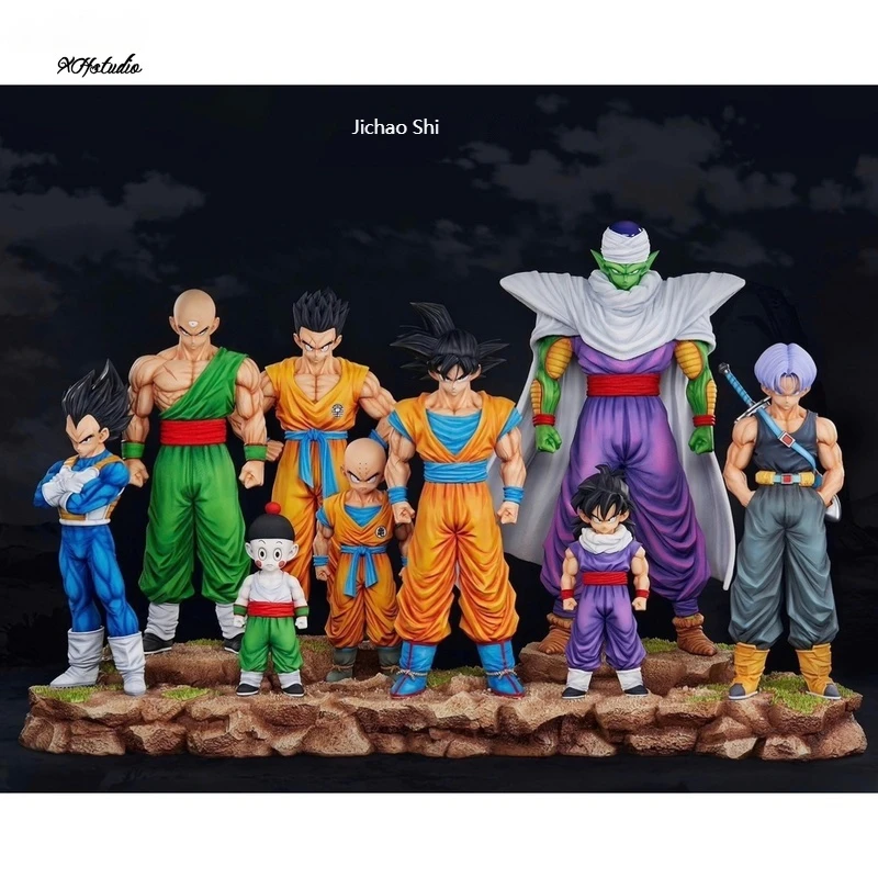 A Set Special Offer Dragon Ball Anime Figure Gk Unlimited Z Warrior Goku Piccolo Kurilin Collection Model Toy Kid Birthday Gift