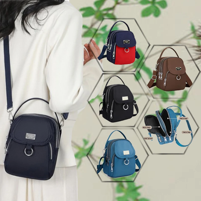 

Hand-held, cross-body, single-shoulder, multi-pocket, various colors, suitable for shopping, versatile clothing