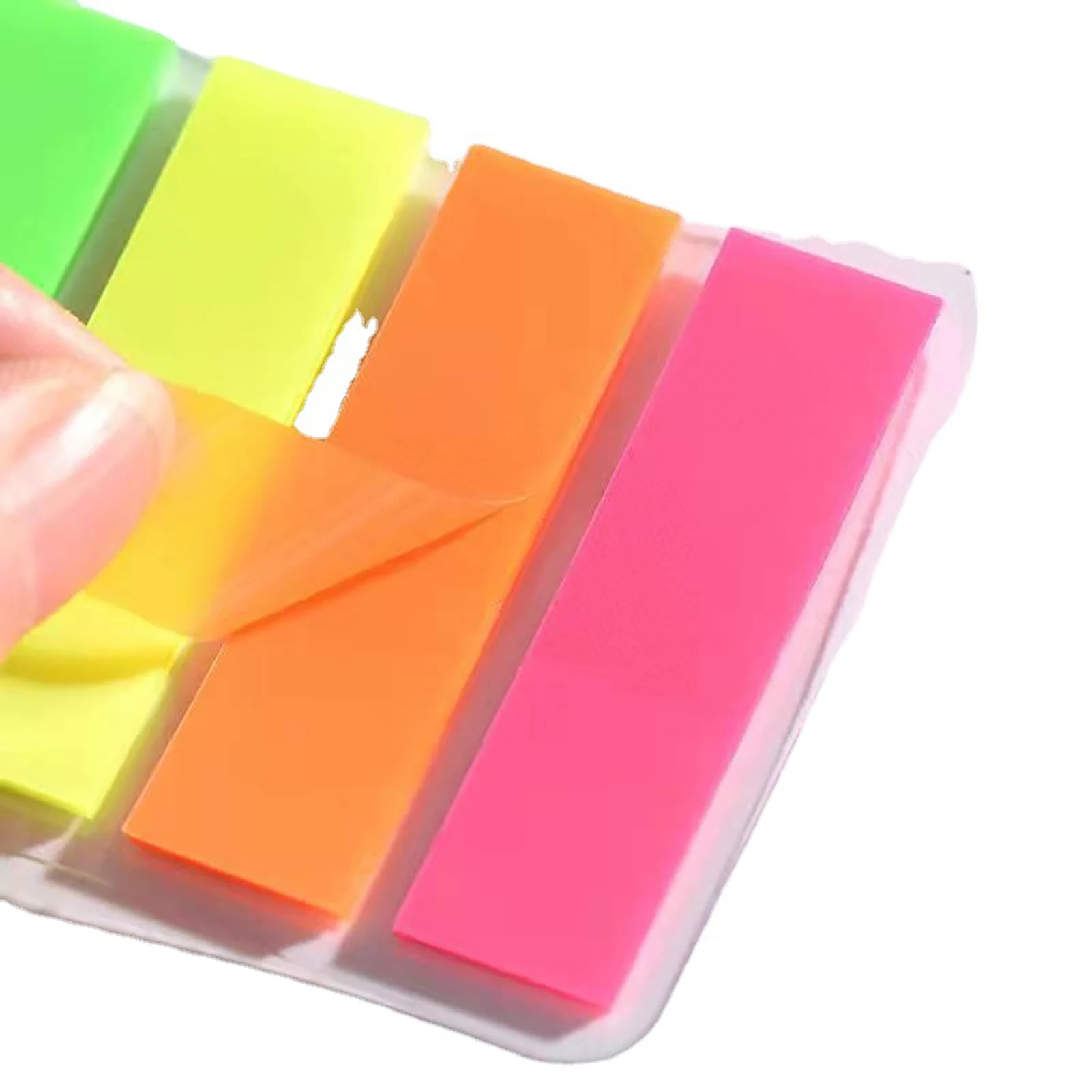 Colorful Translucency Sticky Strips Colorful Lightweight Easy to Use for Documents Reading Notes