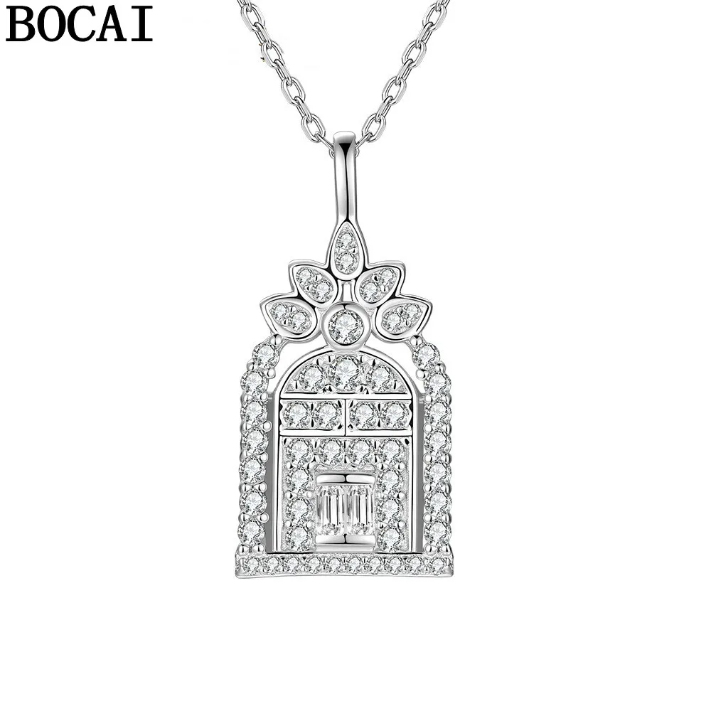bocai-nuova-collana-con-ciondolo-a-forma-di-castello-in-argento-puro-s925-gioiello-semplice-ed-elegante-regalo-selezionato-per-donne