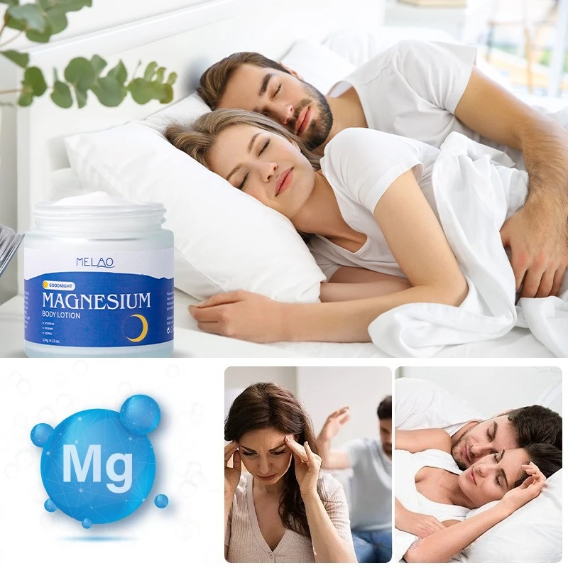 

Magnesium Body Lotion Nourishing Night Long-lasting Moisturizing Promoting Sleep Relaxing Body Mind Hand Care Skincare