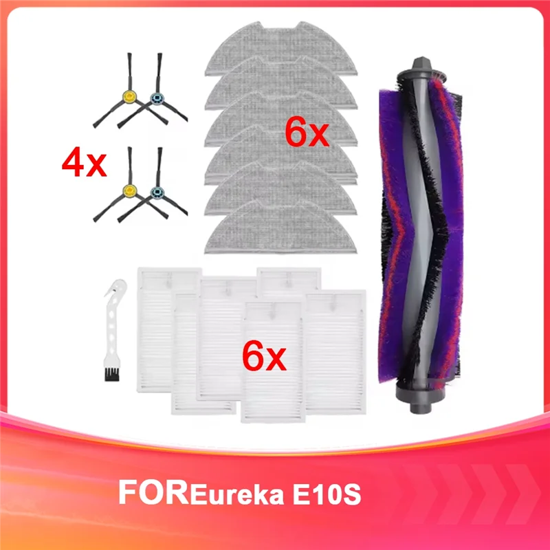 

Cleaner Accessories Foreureka E10S Nere10s Cleaner Accessories Main Side Brush Filters-AA26