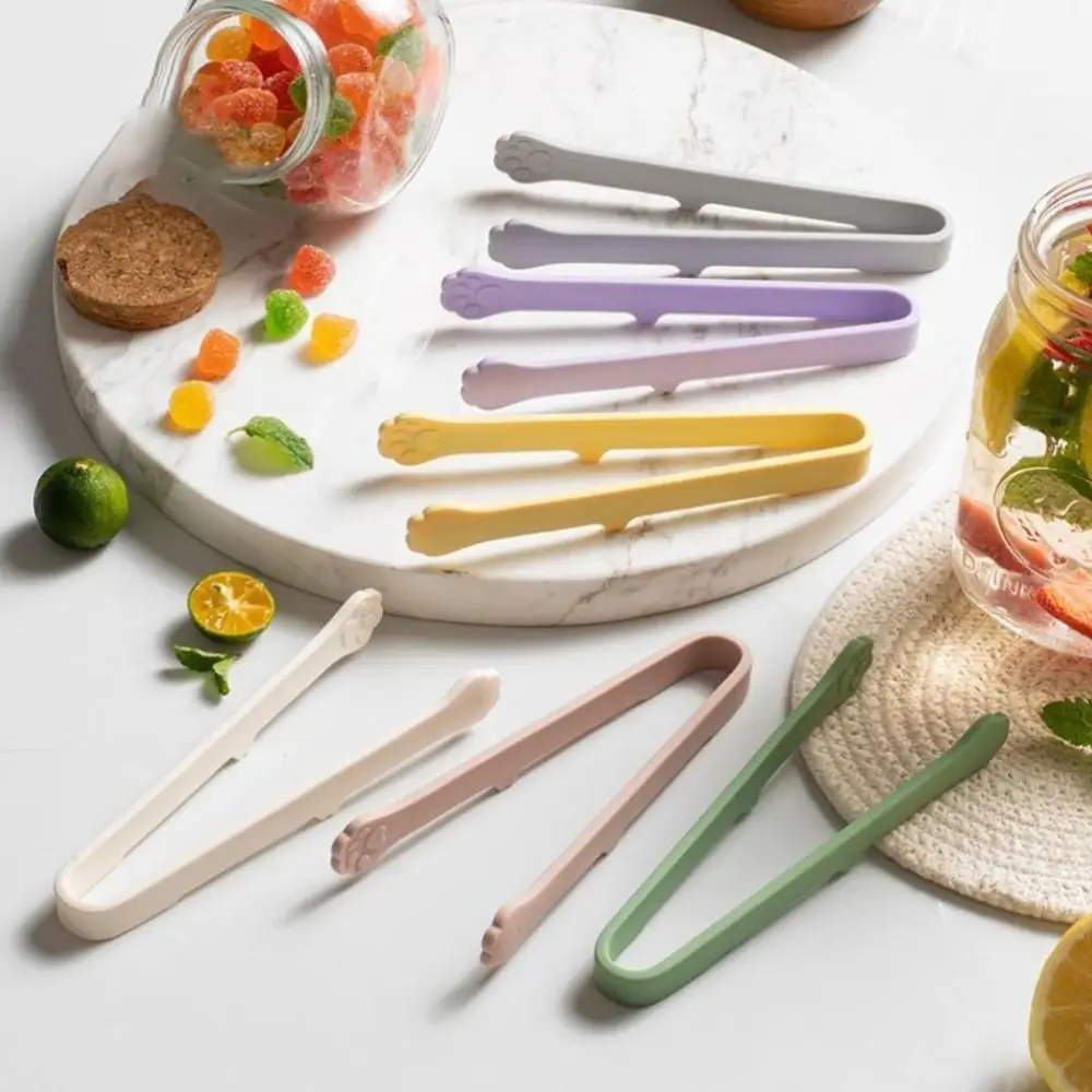 

Зажимы для еды в форме кошачьей лапки, нескользящие мини-зажимы для льда, термостойкие силиконовые зажимы для закусок