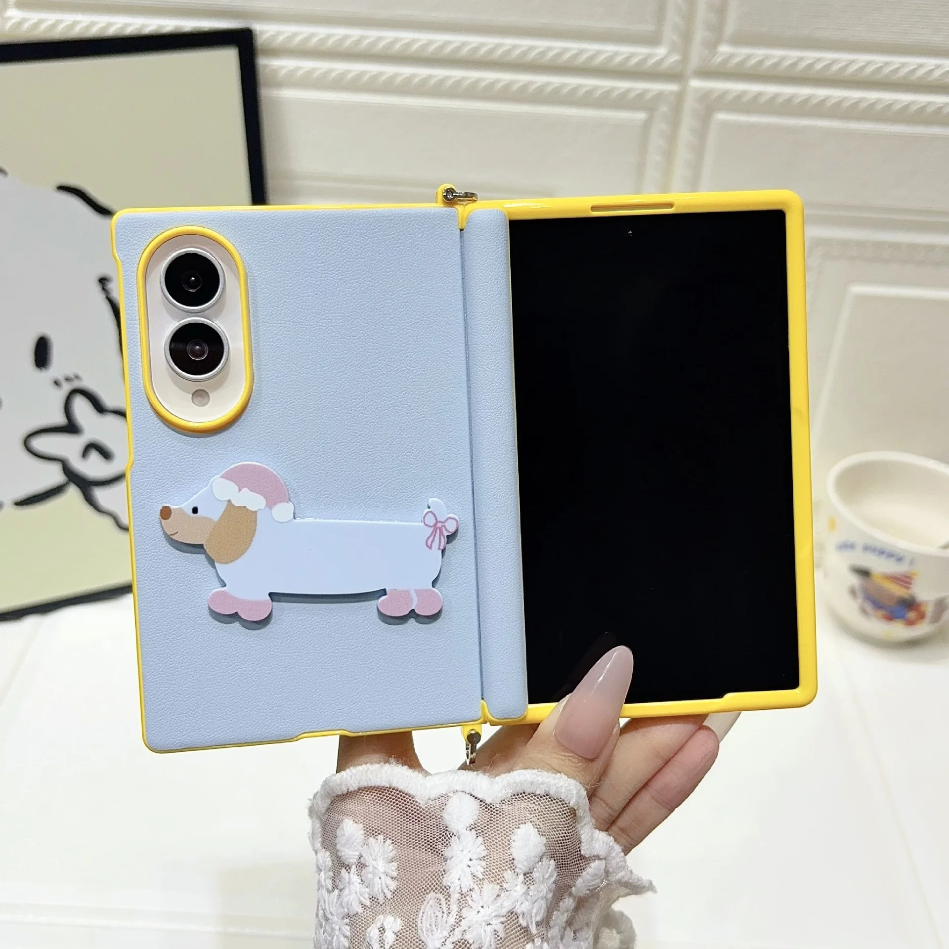 608135 Phone Case for Samsung Galaxy Z Flip Z Fold 8 7 6 Protective Back Cover for ZFold6 ZFold7 ZFold8 Case Shell