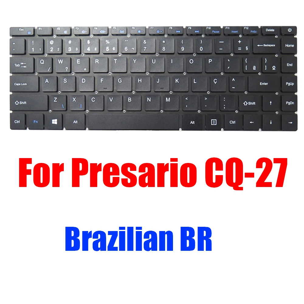 

Бразильский BR для Compaq Presario CQ-27, черный, без рамки, сменная клавиатура для ноутбука, новая