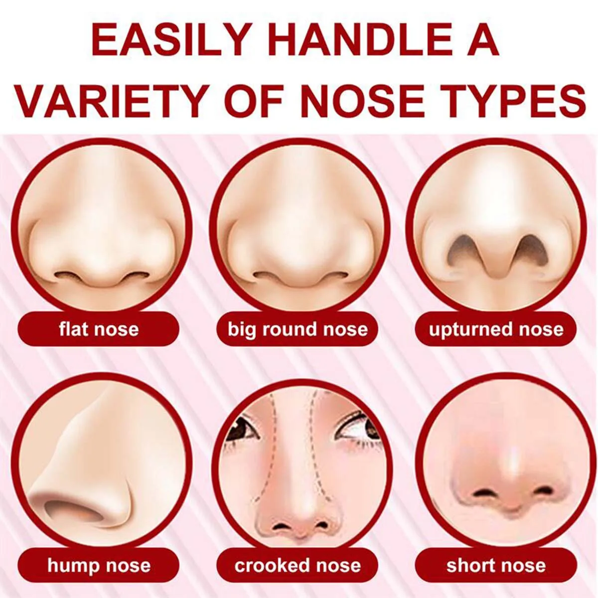 Beautiful Nose Clip for Nose 3D Nose Bridge Heightening Device Narrow Alar Nose Correction Device U-shaped Beautiful Nose Clip