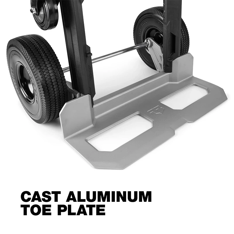 2-in-1 Stackable Hand Truck | Heavy-Duty Multi-Purpose Hand Truck | TB-B1-T-20 Hand Truck 2-Wheel/4-Wheel Drive Selectable