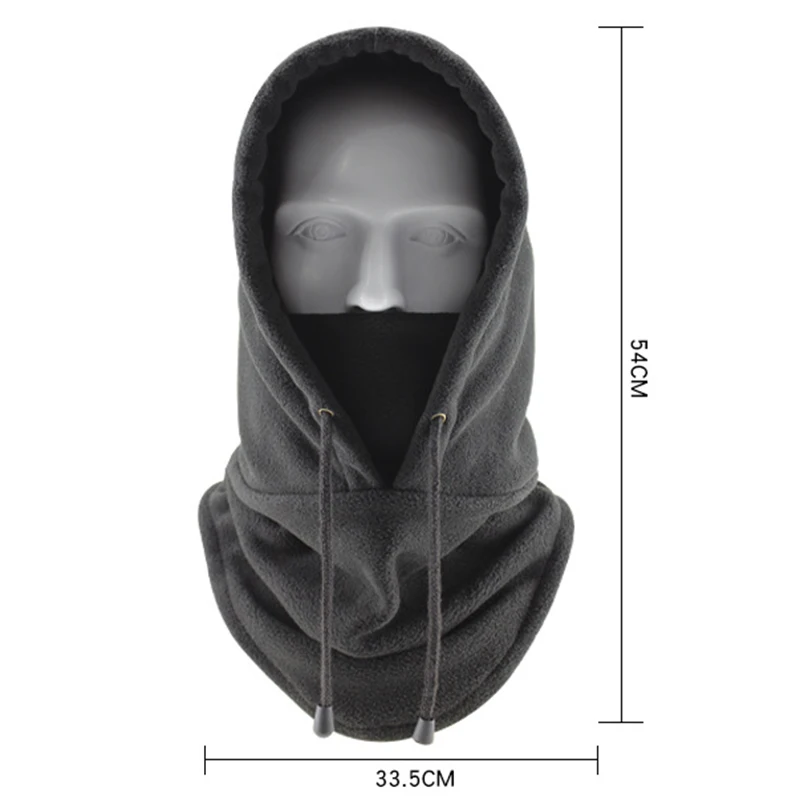 Winter Warm Full Face Mask Fleece Caps Windproof Balaclava Neck Warmer Sports Ski Mask Motorcycle Cycling Neck Warmer Helmet Hat