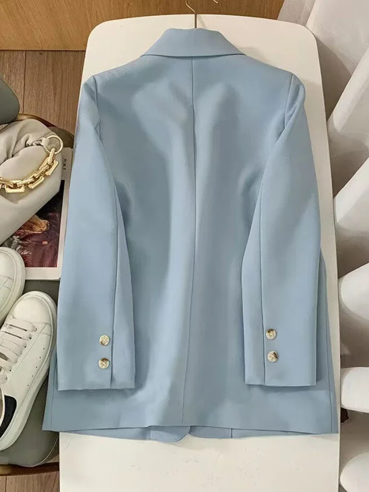 Blazer Woman Spring/autumn New Korean Fashion Coats Office Lady Outerwears Youthful Woman Clothes Elegant Stylish Blazers