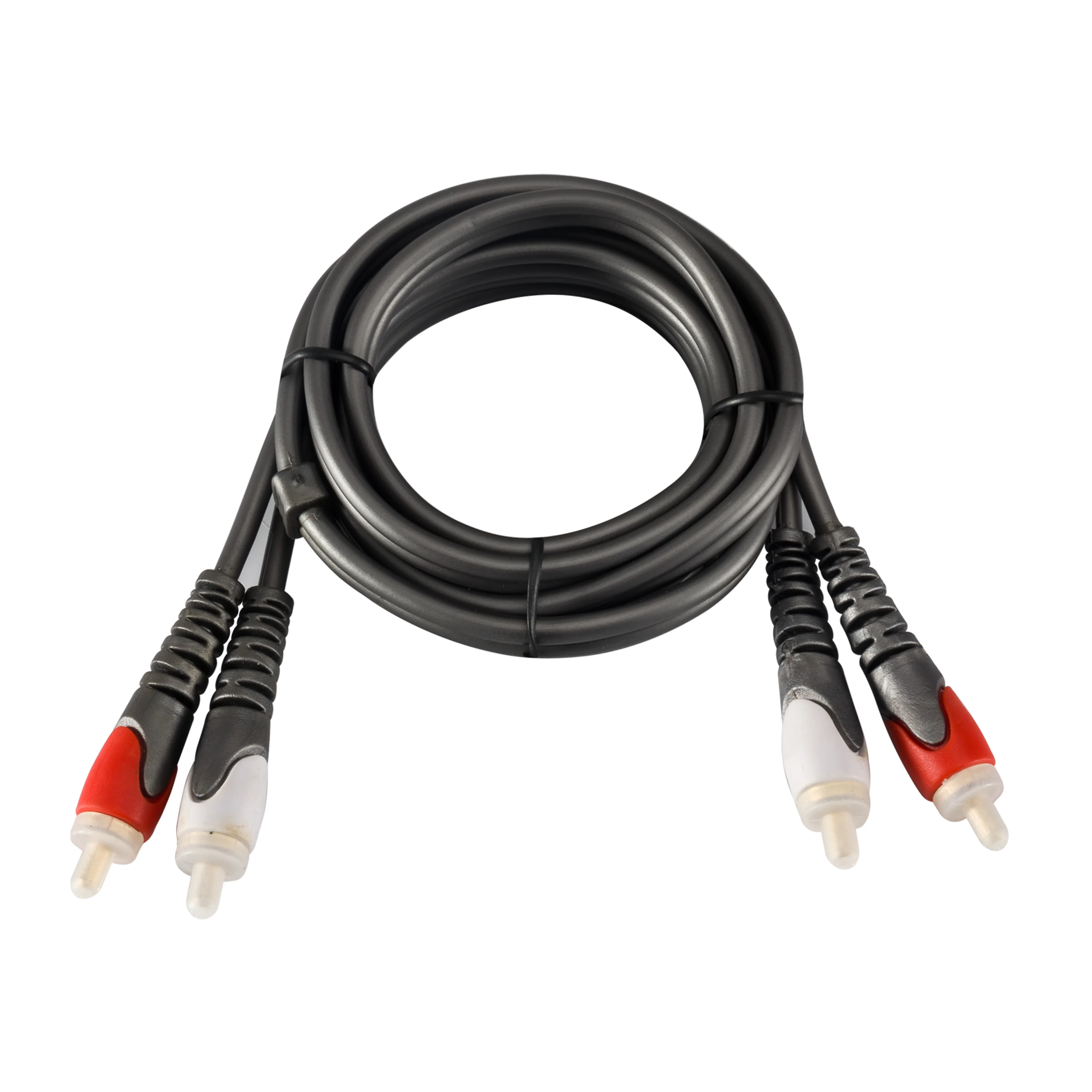 

PVC Gold Plated ALL Copper 4*8MM OD 2RCA to 2RCA Male Cable