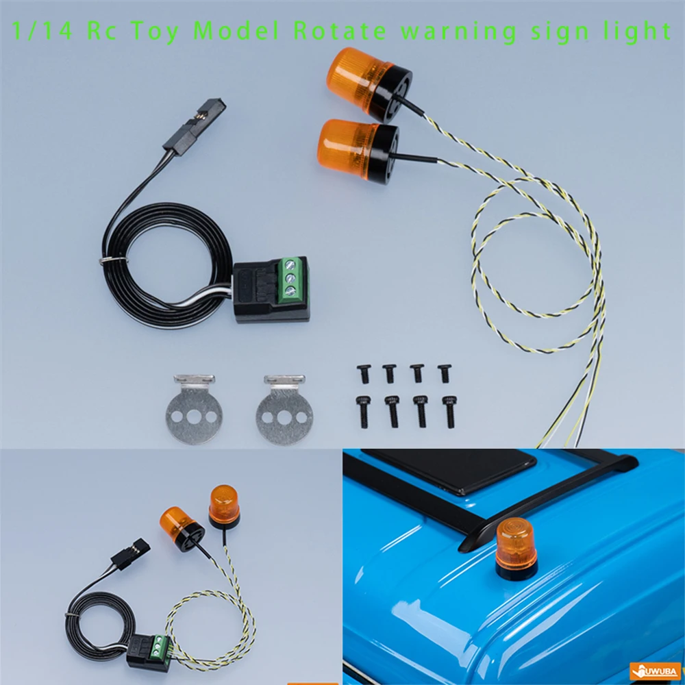 

2 шт. светодиодный радиоуправляемый грузовик, инженерный автомобиль, светильник для 1/14 Tamiya RC Truck Car Scania 770S BENZ 3363 VOLVO FH16 MAN, детали Diy, игрушки