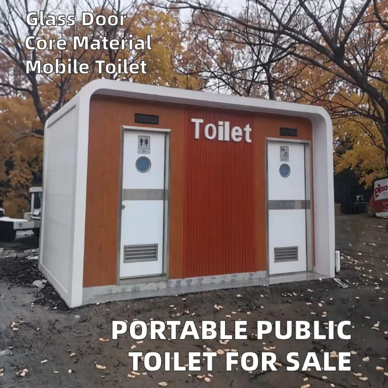 Customized Modern Outdoor Transportable Toilet Shower Room portable toilet Steel Sandwich Panel Material for Schools Parks