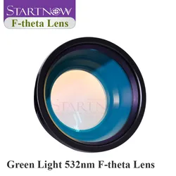 Startnow F-theta Scan Lens 532nm Green Light Laser Marking Machine Galvo System M85 Thread Scan Field 70x70mm Optical Scan Lens