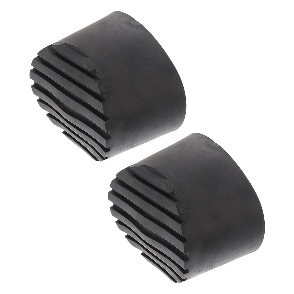 

2pcs Round Foot Covers 80MM Anti-slip Pads Ladder Legs Protectors PVC Durable Construction Tools Floor Protection