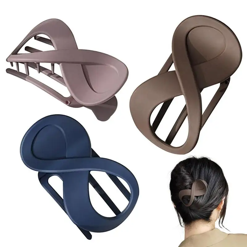 Women Big Hair Clamp Hair Clip Seamless Resin Duckbill Claw For Women Girls Simple Hairpins Styling Tools Hair Accessories