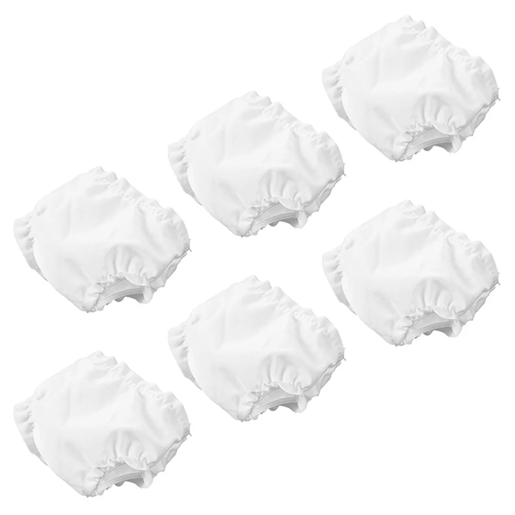 Infantil fingir jogar cueca, pano branco, camisa infantil em miniatura, crianças, 6 pcs