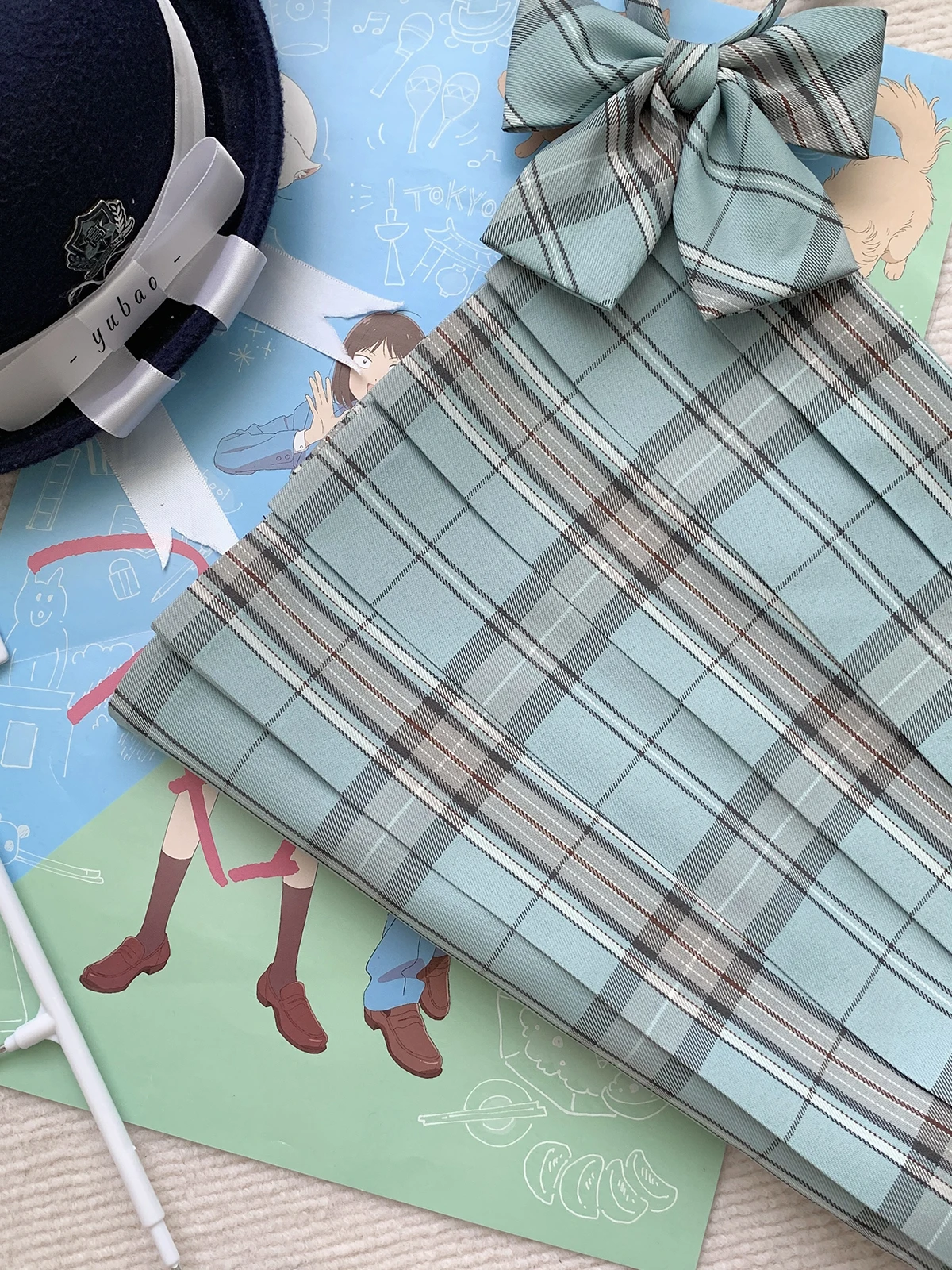 

Оригинальная юбка JK в клетку, плиссированная, с высокой талией, белая, для повседневной носки, для девочек-подростков, для студенческой жизни