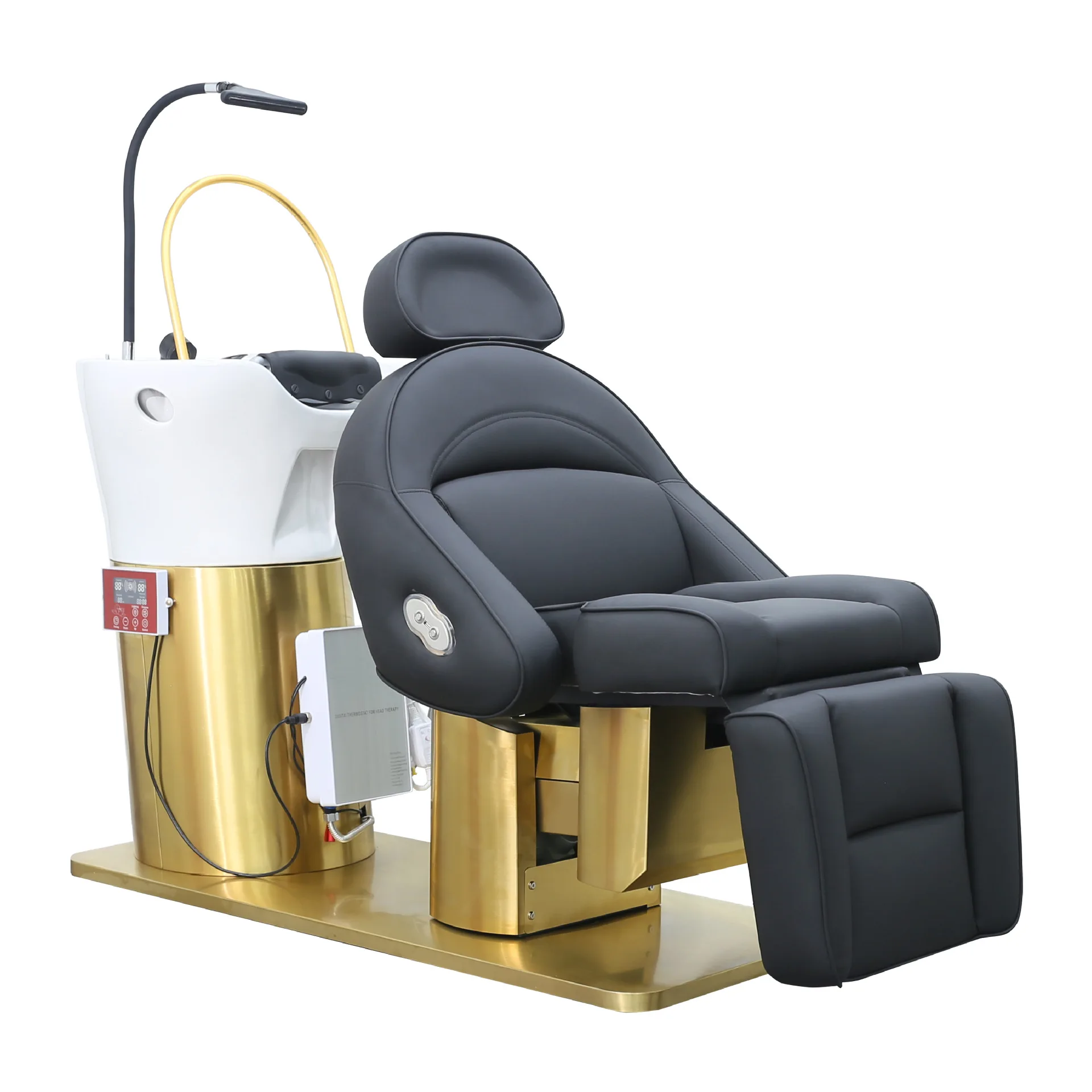 

Electric shampoo chair constant temperature water circulation function electric lift lying down
