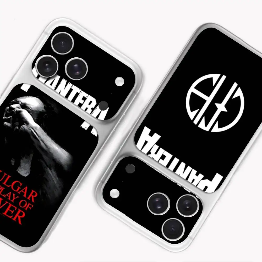 Dark Heavy Metal Rock P-PanteraS Band Back Protective Decal Skin Wrap Sticker For IPhone 17 Pro 17 Pro Max view 3