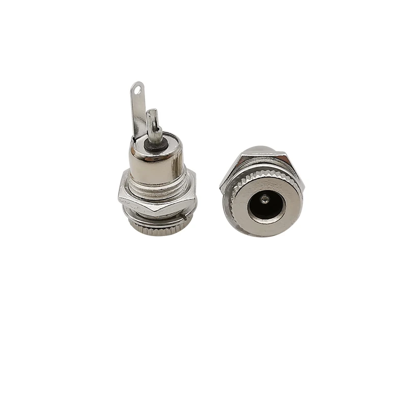 10Pcs DC-099 5.5x2.1mm / 5.5x2.5mm DC Power Female Socket Jack Panel Mount Connector 5.5*2.1/5.5*2.5 DC099 DC Power Jack Adapter