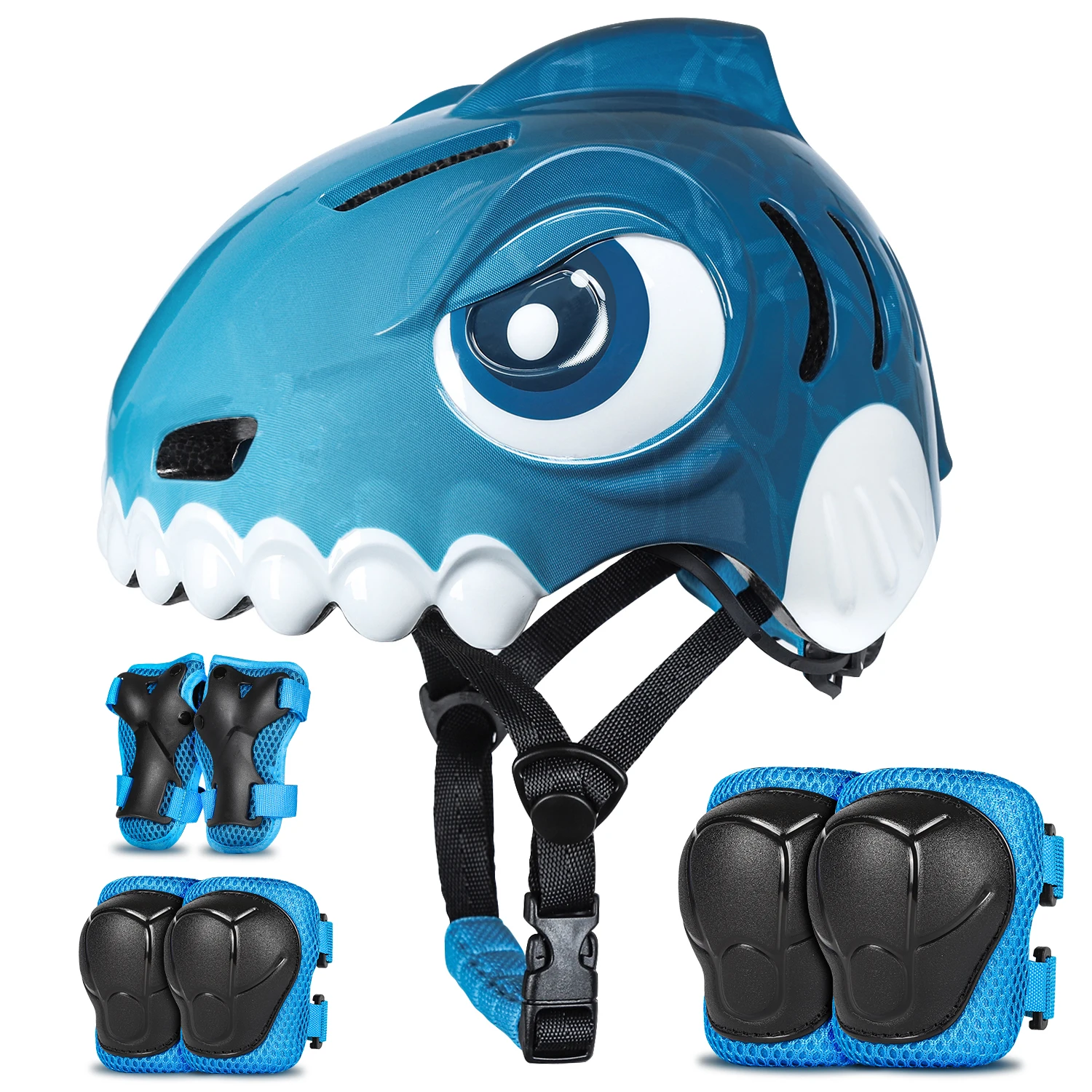 

Kids Bicycle Helmet Children Sports Safety Protection Knee Elbow Pad Sets Balance Bike Roller Skating Helmet Cycling Accessories