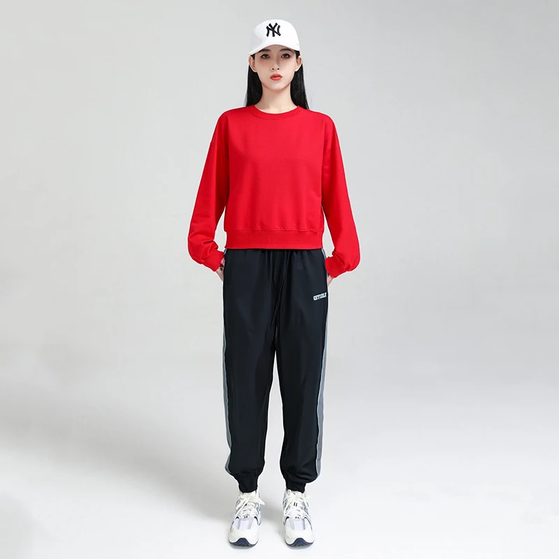 

Комплект танцевальной одежды для взрослых, брюки для уличных танцев в стиле хип-хоп, костюмы для джазовых танцев, корейский Sle Fem up Step Dance