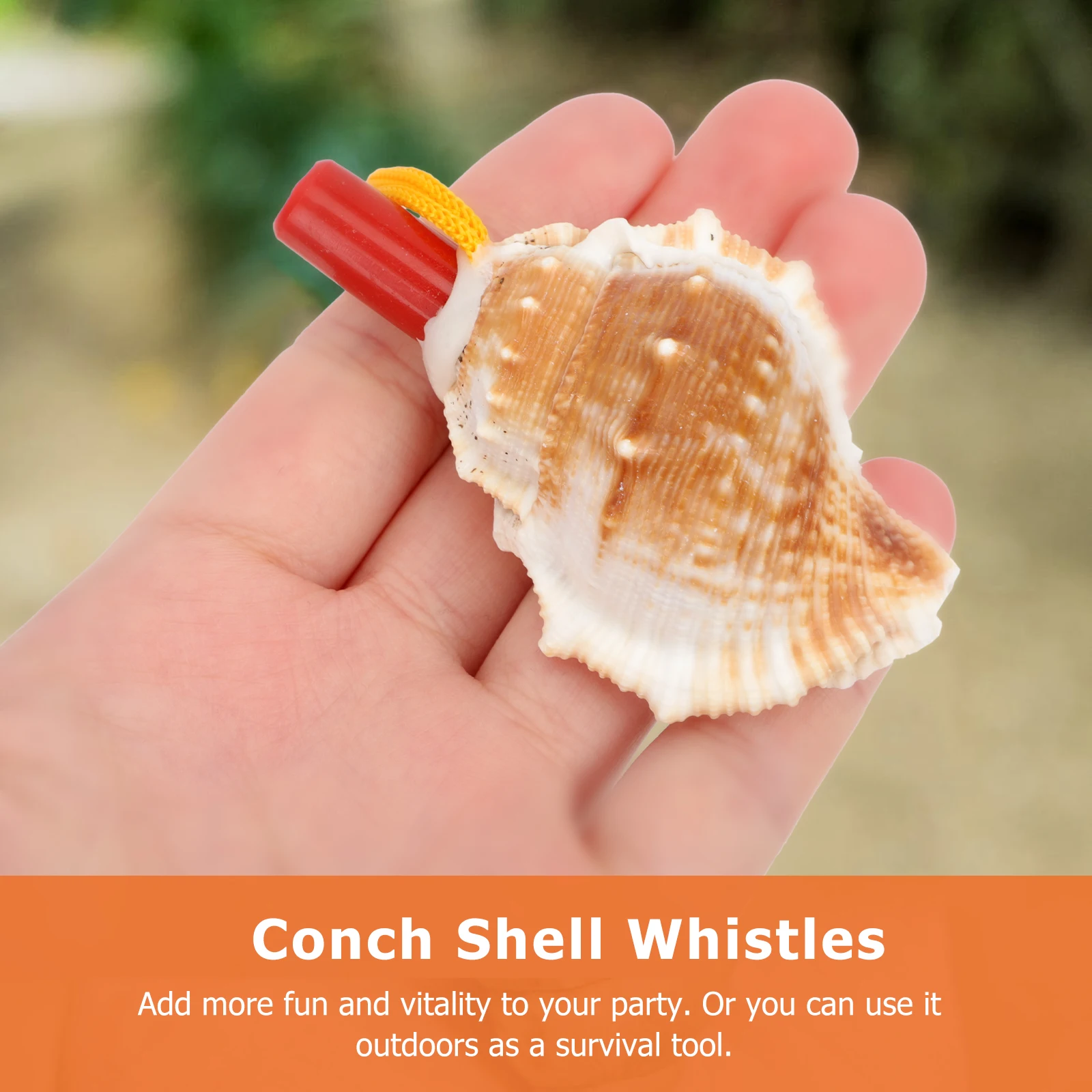 

10 Pcs Shell Whistles Toys For Kids Whistles 7 8 Cm Kids Toys Birthday Gifts Kindergarten Aids Outdoor Tools Bright Colors