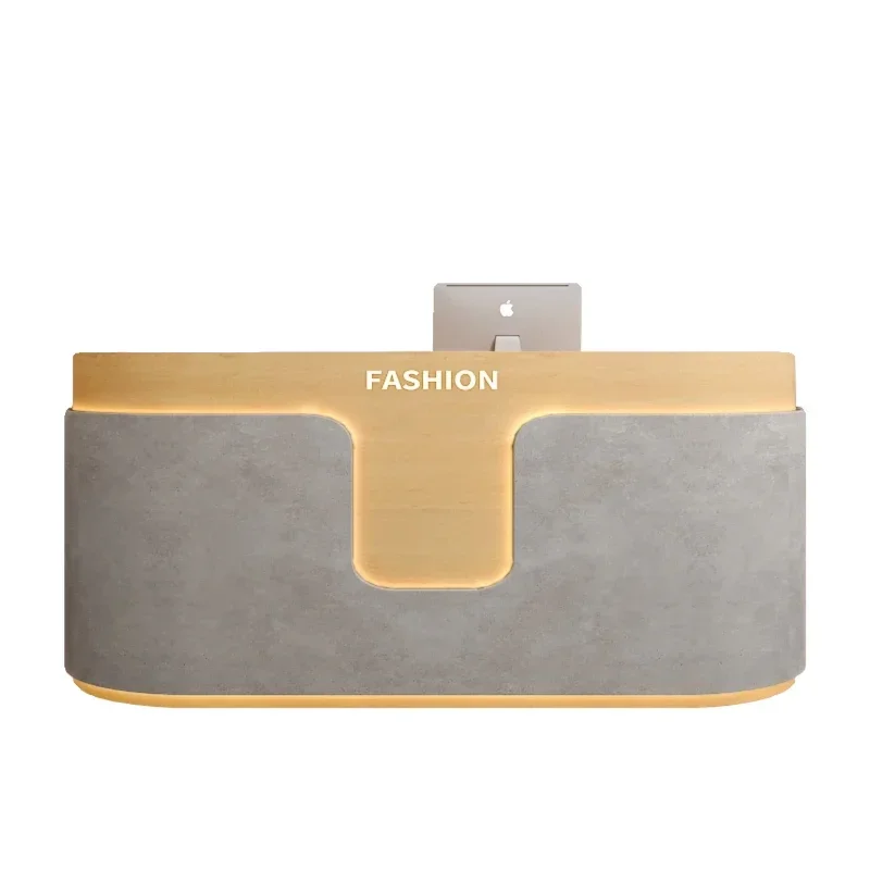 مكتب استقبال باللونين الأبيض والأسود تريموي سمارت برو أثاث المكاتب المنزلية طاولة الصالون طاولة الاستقبال لمكتب الاستقبال التنفيذي #6