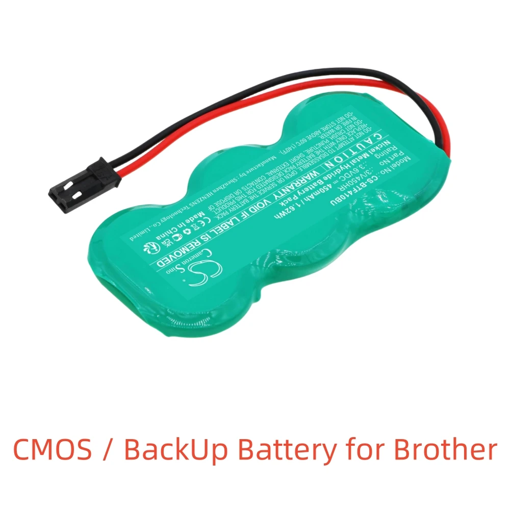 Batería Ni-MH para máquina de Fax Brother CMOS/backup. 3,6 V,450mAh,Fax4100e, 3/V450HR