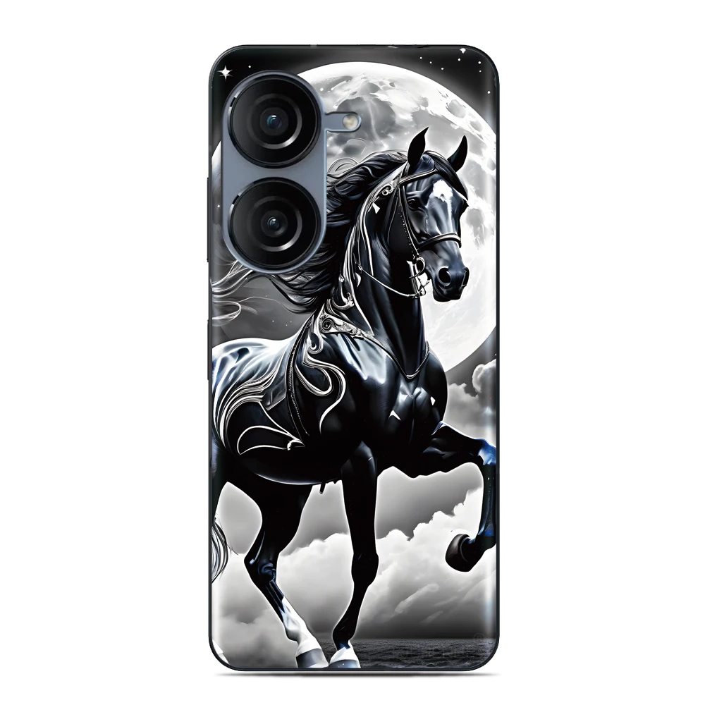 말 동물 디자인 샤오미 14T 포코 C85 C65 X6 M7 C40 C71 F4 M4 레드미 15 15C 13C 12C 10C 4G A5 노트 13 프로 5G 폰 케이스