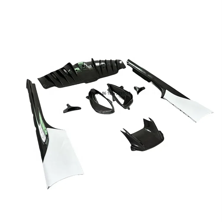 OEM Style for SF90 Dry Carbon Fiber Body Kit Front Lip Side Skirts Side Air Vents Rear Diffuser Spoiler Car Parts