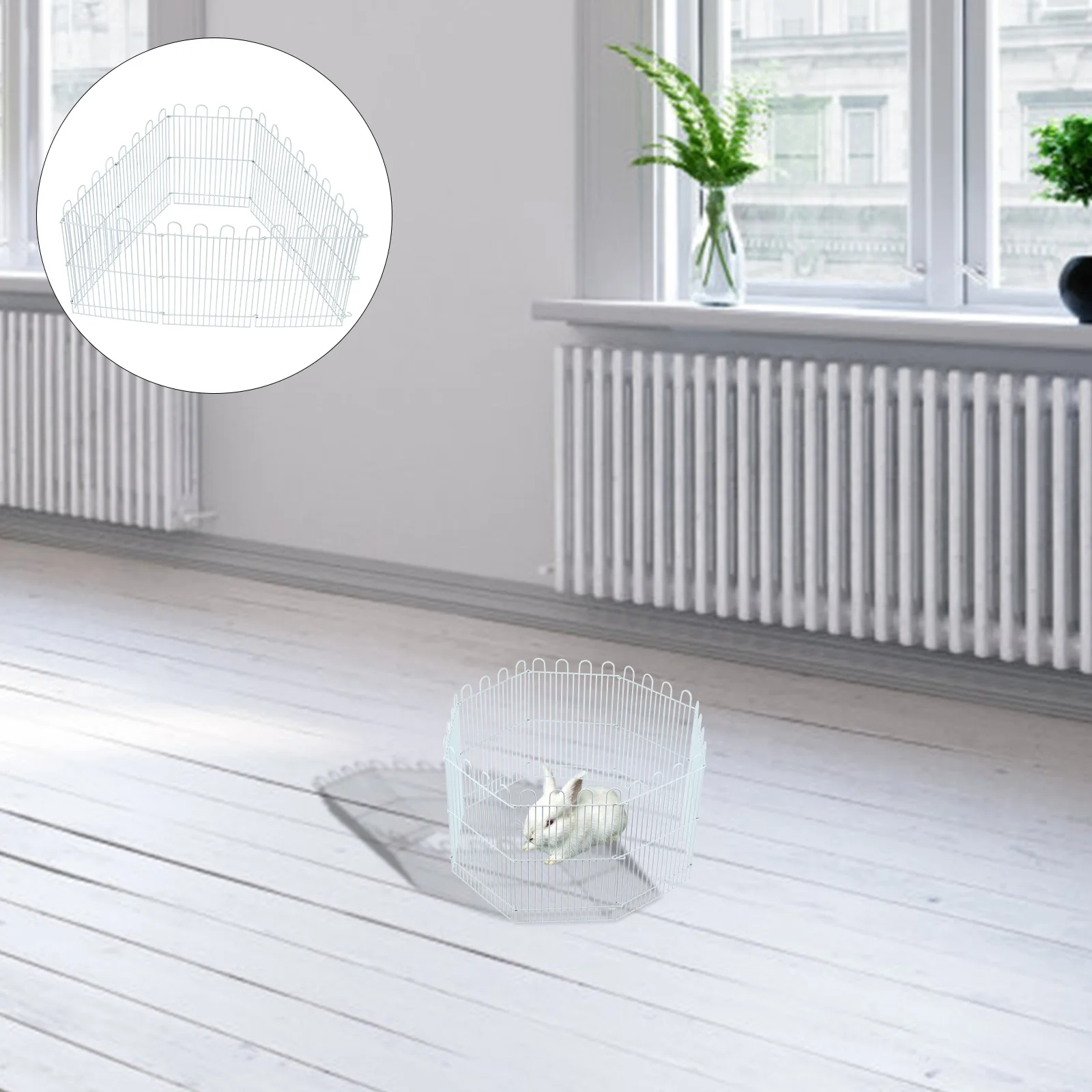 

1Set Small Animal Pet Playground Fence Guinea Pig Rabbit Hamster Cage Playpen Exercise Playpen Pet Supplies Hamster Fence