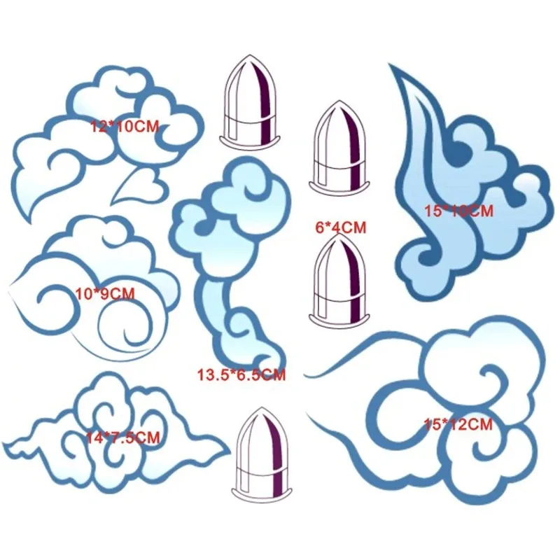 لعبة Jinx للجنسين مقاوم للماء الوشم ملصق القوطية لوليتا المؤقتة الكبار تأثيري الدعامة التبعي