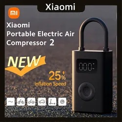 Xiaomi Electric Air Compressor 2 Mijia Inflatable Treasure Electric Air Inflator Fast Precise Inflation for Motorcycle Car Ball