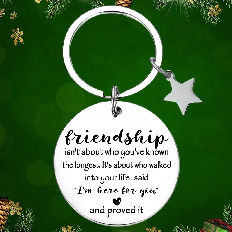 

Best Friend Keychain Pendant Women Friendship Gifts Key Chain BFF Besties Birthday Christmas Gift