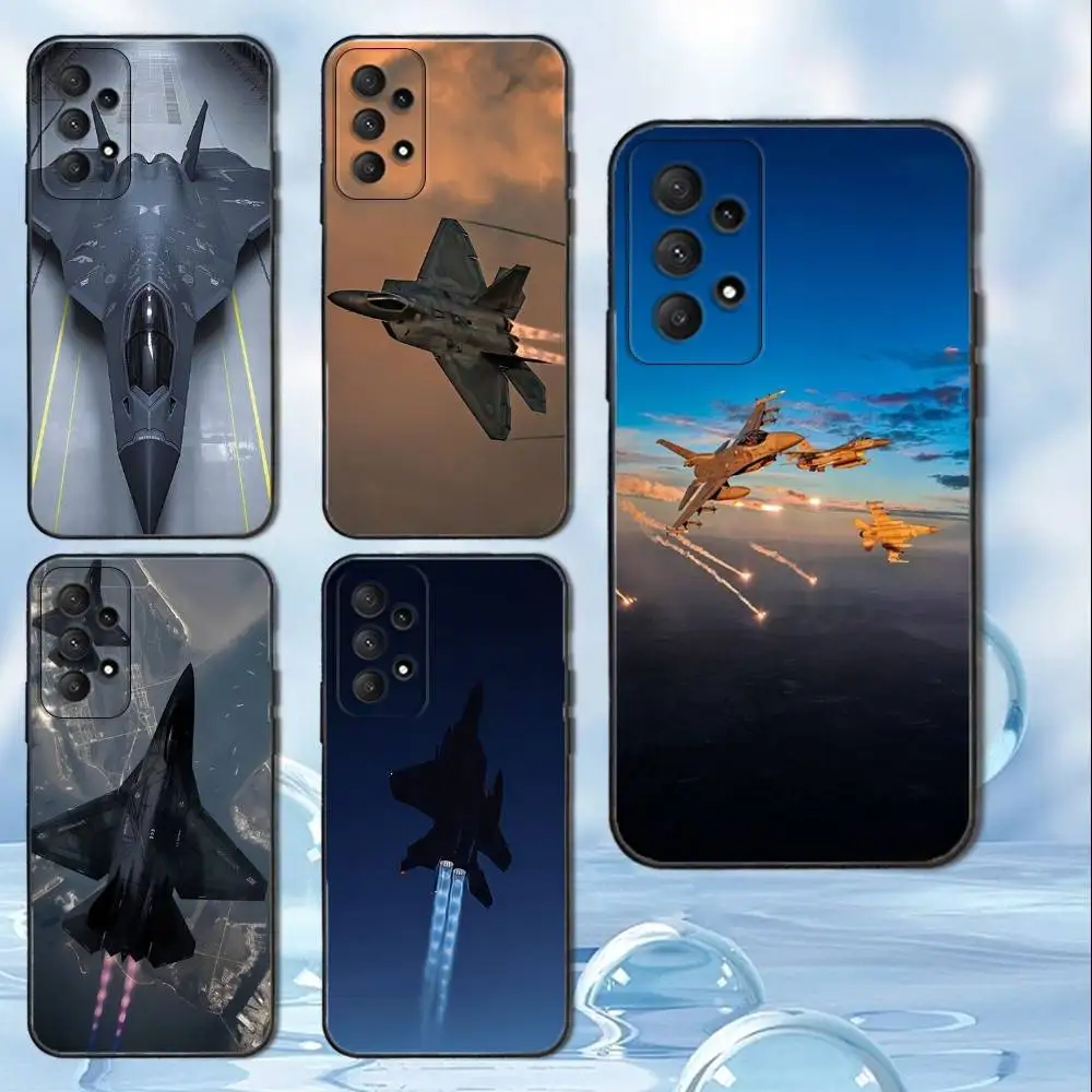 

Fighter jets take off Phone Case For Samsung Galaxy A13,A21s,A22,A31,A32,A52,A53,A71,A80, Soft Black Cover