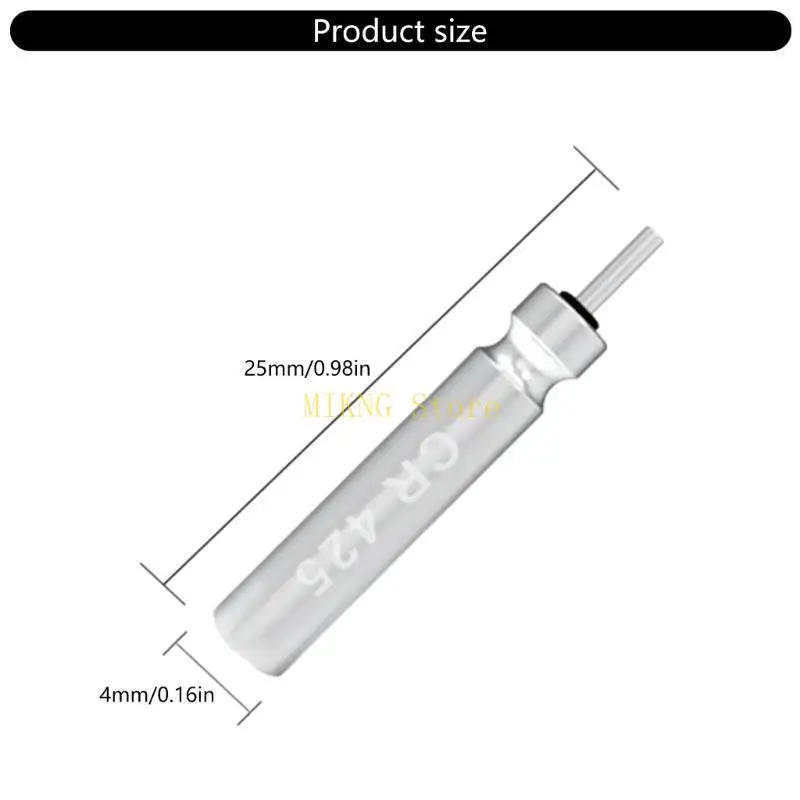 CR425 25mAh 야간 낚시 용 리튬 배터리, 3V 전기 부유물 장수 최고의 판매