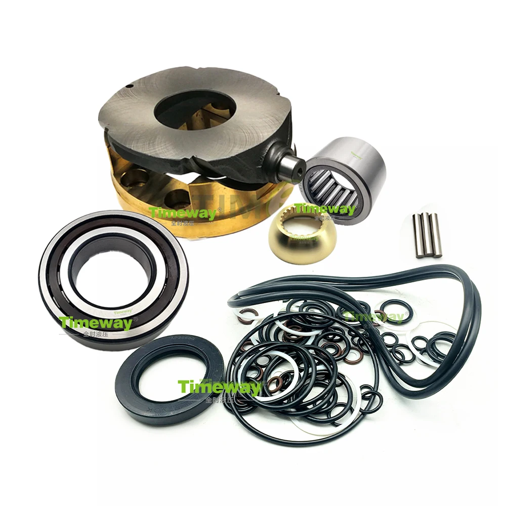 PC210 Hydraulic Pump Spare Parts Swash Plate Bearing Ball Guide Seal Kits Press Pin for Repair PC210-7 Pump PC210-7K Pump Parts