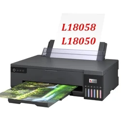 New black portable  6 Color A3 L18050 ecotank photo printer sublimation printer for epson L18058 imprimante inkjet printer