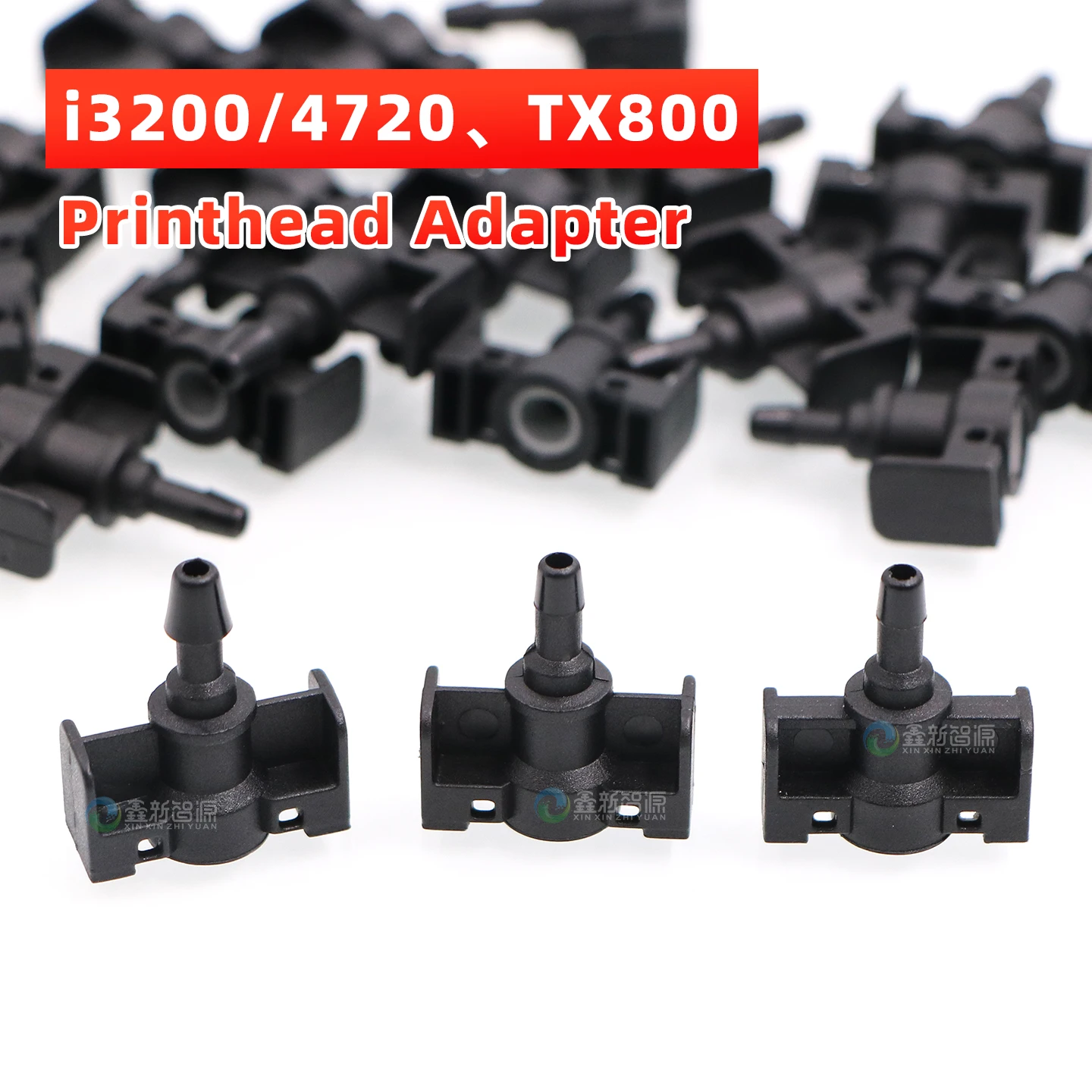 4PCs I3200/4720 Printhead Cover Adapter Joints for EPSON TX800 Print Head Manifold Connector for UV Solvent Water-based Ink