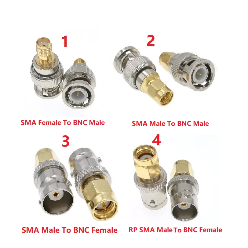 Sma Naar Bnc Gegulde Rechte Rf-Connectoradapter
