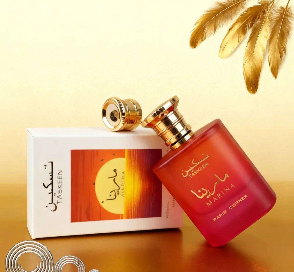 Paris Corner Taskeen Marina es adecuado tanto para hombres como para mujeres, con almíscar y fragancia de madera.