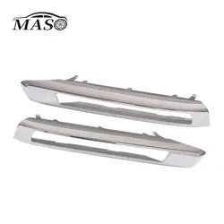 2Pcs Chrome Car Front Fog Light Cover Trim for Mercedes Benz X164 GL-Class GL 350/450/550 2008 2009 2010 2011 2012 1648847322